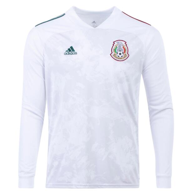 2020 Mexico Long Sleeve Away Kit Soccer Jersey